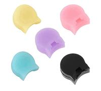 Qussedser 5 Pcs Clarinet Thumb Rest Cushion Clarinet Finger Rests for Clarinet Oboe,5 Colors