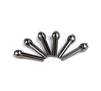 Qussedser 6pcs Guitar Bridge Pins Saddle Nut Strings Nail Pegs for Folk Acoustic Guitar