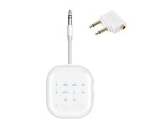 Qussedser -Adaptive Bluetooth 5.3 Transceiver High-Definition Low Latency Wireless Audio Adapter for Airplanes/TV/Car