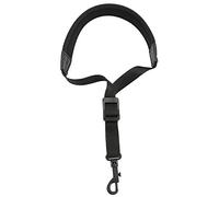 Qussedser Adjustable Padded Saxophone Sax Neck Strap with Snap Hook Black and Coffee Saxophone Parts and Accessories
