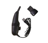 Qussedser Computer Vacuum Cleaner, Keyboard Vacuum Cleaner Mini USB Vacuum Cleaner Sewing Machine Vacuum Cleaner Black