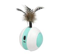 Qussedser Electric Cat Toy Interactive Toy Cat Teaser Automatic Moving Cat USB Rechargeable with 2 Mode Cat Toy