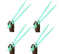 Qussedser Fluorescent Drum Stick 5A Luminous Drum Stick Nylon Drum Stick Luminous Drum Stick Photo Color