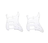 Qussedser Guitar Accessories Electric Guitar Pickguard Front Cover Electric Guitar Pickguard White