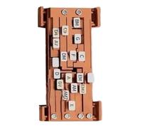 Qussedser Guitar Learning Aid Tool Guitar Chord Trainer Guitar Practice Aid Teaching Learning System for Guitar Beginner Brown