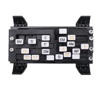 Qussedser Guitar Learning Aid Tool Guitar Chord Trainer Guitar Practice Aid Teaching Learning System for Guitar Beginner Black