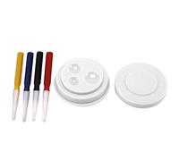 Qussedser Latest Watch Repair Tool Watch Drop Oiler Set Watch Oil Dish with 4 Pieces Oil-Pin for Watchmaker Reparing