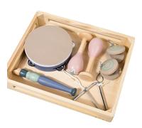 Qussedser Little Musician Wooden Box Orff Percussion Instrument Early Education Music