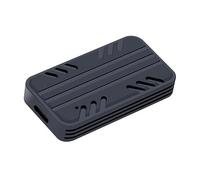 Qussedser M.2 NVMe SATA SSD External Enclosure Type-C USB3.1 Gen2 10Gbps SSD Case Black Aluminum Alloy for SSD 2230