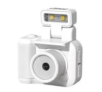 Qussedser Mini SLR Style Camera Cmos with Flash Light and Charging Dock Portable Video Recorder DV 1080P with LCD Screen B