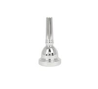 Qussedser Silver-Plated (6 1/2AL) Mouthpiece Thin Tenor Trombone Mouthpiece Pull Pipe Instrument Replacement