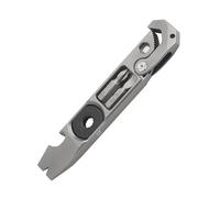 Qussedser Titanium EDC Pry Bar,Multifunctional Tool,Wrench/Pry Bar/Screwdrivers/Nail Drivers/Bottle Openers & Other Functions