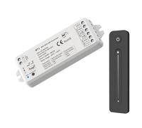 Qussedser Tuya LED Dimmer 12-36V 2CH with 2.4G RF Wireless Remote Control LED Strip Controller for Single Color LED Strip