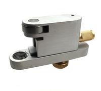 Qussedser Violin Purfling Groover Jig Violin Edge Soundhole Router Guide Tool Violin Making Luthier Tool Silver