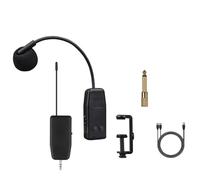 Qussedser Violin Wireless Microphone Musical Instrument Microphone Stage Performance Audio Receiver and Transmitter Short Clip