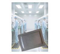 QUSYZD 20mm Thick Anti-fatigue Floor Mat,Static-Safe Cushioned Mats,Beveled Edge Design,Standing Pad for Workshop Labs Workshop Labs,Grey-45x60 cm