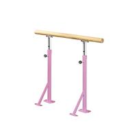 QUSYZD Adults Ballet Barre, Adjustable Height Dance Stretching Rod For Living Room School Dance Room Sports Room Floor-standing Ballet Bar,Pink-100CM