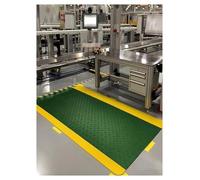 QUSYZD Anti-fatigue Shop Mat,Commercial Stress Mats For Standing At Work, Kitchen Workshop Workplace Anti-fatigue Conductive Pads,Green-60x120 cm/23.6x47.2 inch