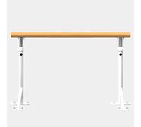 QUSYZD Ballet Dance Bar Ballet Bar Single Double Dance Bar, Fixed Floor Lifting Adjustable for Adults for Children Home or Studio Dance, Exercise,A-2m