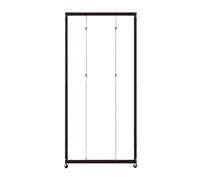 QUSYZD Black Picture Stand,Large Advertising Display Rack,Assorted Collections Easel Display Stands for Art Deco,Paintings,Pictures,Decorative Plates,Wedding,1pcs-100 * 240cm/39.4 * 94.5in