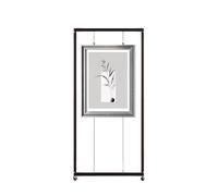 QUSYZD Movable Folding Display Rack,Portable Folding Poster Board Stand Easel Display Rack for Welcome Signs & Art Canvas, 100x200cm - Ideal for Events, Promotions,8pcs-100x200cm/39.4x78.7in