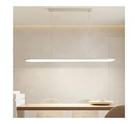 QUSYZD Nordic Minimalism Linear Led Farmhouse Linear Kitchen Island Pendant Light Adjustable Height Hanging Ceiling Lighting Fixture for Bedroom Dining Room Tabl,Warm Light 3000k-Gold 120CM
