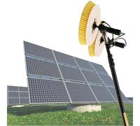QUSYZD Solar Panel Cleaning Robot With Telescopic Pole, Efficient Photovoltaic Panel Wash Tool For Window And Roof Maintenance,7.5M,3.5m