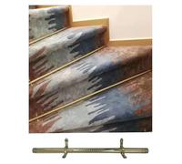 QUSYZD Stair Rods Carpet Fixing Rod For Hotel, Corridor Decoration, Step Mat Anti-Slip Rod For Carpet Runners,1 Pcs-115cm/45.3in/3.8ft