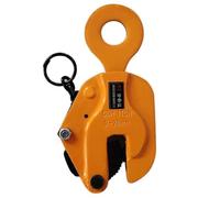 QUSYZD Vertical Steel Plate Lifting Clamp, 1-5 T Working Load Heavy Duty Industrial Vertical Plate Clamp Industrial Steel Plate Clamp, Big Jaw Opening Lifting Equipment,One Color-3.2T