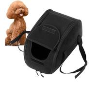 Qutalmi Car Seat for Small Dogs, Dog Car Seat with Armrest and Seat Belt, Lightweight Transport Box for Puppies, Travel, Taxi, Trips, Outdoor, On the Go Everyday
