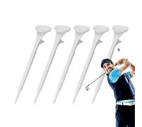 Qutalmi Tees for Golf - Pack of 5 Golf Tees with 18 Degree Tilt for Court Game | Prevents Side Rotation Reduced Friction for Driving Range Training Competitions Indoor and Outdoor