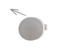 QUTALP, for VW, for POLO, 6R 2009-2013, 6R0807241 6R0 807 241 Car Accessories,Front Bumper Tow Hook Cap Towing Eye Cover Towing Eye Cap(Silver Passenger)