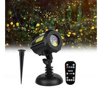 QUTBAG Christmas Projector Light Outdoor, Dynamic Firefly Projector Lamp, LEDs Lighting Wall Decoration Light, Waterproof Landscape Light for Festival Event, Xmas Party, Patio Decor