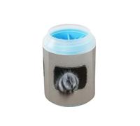 Quteprint Cute Cat Paw Inside The Box Dog Paw Cleaner Cup - Pet Foot Washer with Soft Silicone Brush, Portable Muddy Paw Cleaner for Small, Medium, Large Breed Dogs & Cats (2.56x2.56x4.53inch)