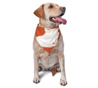 Quteprint Dog Cat Scarf Triangle Bib Bandana - Abstract Animal White Fox Soft Breathable Pet Scarf for Small Dogs Cats, Washable Pet Decor for Feeding & Outdoor