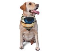Quteprint Dog Cat Scarf Triangle Bib Bandana - Ancient Egyptian Hieroglyphics Soft Breathable Pet Scarf for Small Dogs Cats, Washable Pet Decor for Feeding & Outdoor