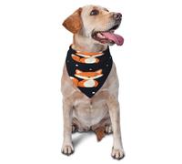 Quteprint Dog Cat Scarf Triangle Bib Bandana - Cute Fox Animal Dots Soft Breathable Pet Scarf for Small Dogs Cats, Washable Pet Decor for Feeding & Outdoor