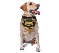 Quteprint Dog Cat Scarf Triangle Bib Bandana - Summer Bees Daisy Flower Soft Breathable Pet Scarf for Small Dogs Cats, Washable Pet Decor for Feeding & Outdoor