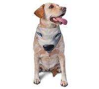 Quteprint Dog Cat Scarf Triangle Bib Bandana - Wolf Cherry Blossoms Flower Tree Soft Breathable Pet Scarf for Small Dogs Cats, Washable Pet Decor for Feeding & Outdoor