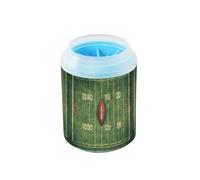 Quteprint Sport American Football Dog Paw Cleaner Cup - Pet Foot Washer with Soft Silicone Brush, Portable Muddy Paw Cleaner for Small, Medium, Large Breed Dogs & Cats (2.56x2.56x4.53inch)