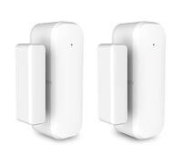 Qutsvosh 2 Pairs of WiFi Smart Door Sensors, Window, Door Sensor, Alarm for Security, Smart Home Automation
