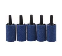 Qutsvosh 5 x Blue Cylindrical Aquarium Bubbler Accessory for Aquarium Air Stone