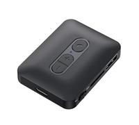 Qutsvosh Bluetooth 5.4 Audio Receiver Transmitter USB U-Disk TF Card Play 3.5MM AUX Stereo Music Wireless Adapter with Mic
