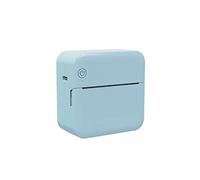 Qutsvosh Mini Pocket Printer Memo Account Photo Printers Thermal Label Printer Bluetooth Portable Small Home Printer Blue