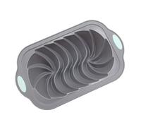 Qutsvosh Silicone Bread Mould Nordic Design Classic Fluted Toast Mould Metal Reinforced Frame Cured Baking Mould, B