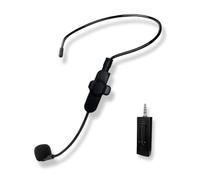 Qutsvosh Wireless Microphone Set 2.4G Dual Wireless Headset Mini Portable Microphone Suitable for Karaoke Single Microphone