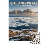 Quttinirpaaq National Park Canada Poster Jigsaw Puzzle 1000 Pieces, Global Monument Landscape, 1000 Pieces for Adults, Birthday Gift for Travel Lovers, Mindful Activity, 70x50cm/1000pcs