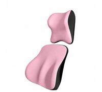 Qutyningd Car Lumbar Support and Headrest For Mercedes-Benz C117 CLA-Class2013-2019, Ergonomic Car Cushion Back Neck Support Soft Thoughtful Lifestyle