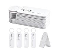 QUUPY 100Pcs White Price Tags, 5x1.3cm