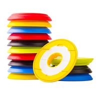QUUPY 10PCS Silicone Fishing Line Storage Holders Tenkara Line Keeper Fishing Snell Rigs Gear Spools Line Leader Organizer